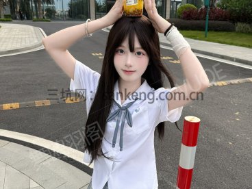 WUOE舞鸥羽阁羽恋竹心JK衬衫模特图